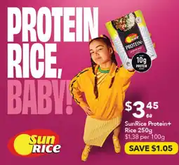 Ritchies SunRice Protein+ Rice offer