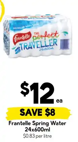 Drakes Frantelle Spring Water offer