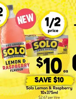 Drakes Solo Lemon & Raspberry offer