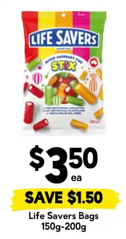 Drakes Life Savers Bags offer