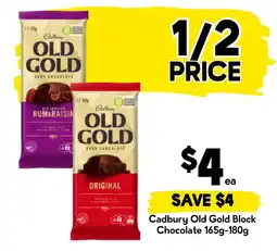 Drakes Cadbury Old Gold Block Chocolate offer