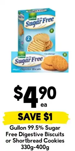 Drakes Gullon 99.5% Sugar Free Digestive Biscuits or Shortbread Cookies offer