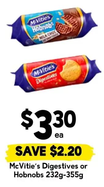 Drakes McVitie's Digestives or Hobnobs offer
