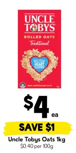 Drakes Uncle Tobys Rolled Oats Traditional offer