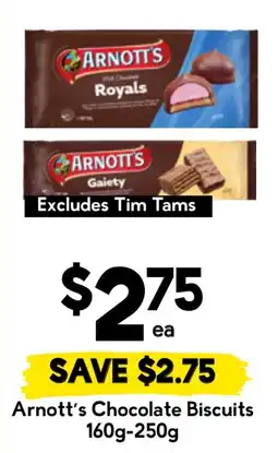Drakes Arnott's Chocolate Biscuits offer