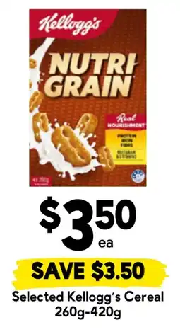 Drakes Kellogg's Nutri Grain offer