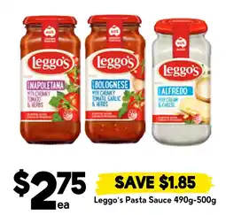 Drakes Leggo's Pasta Sauce offer