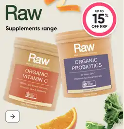 healthylife Raw supplements range offer