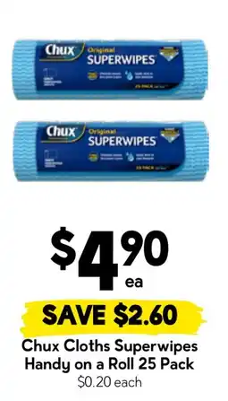 Drakes Chux Cloths Superwipes offer