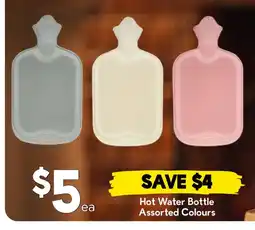 Drakes Hot Water Bottle Assorted Colours offer