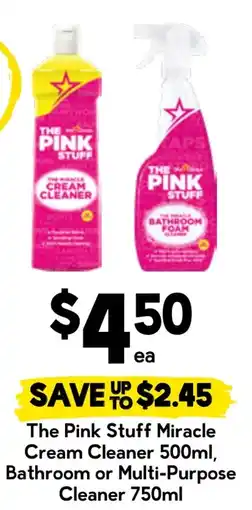 Drakes The Pink Stuff Miracle Cream Cleaner offer