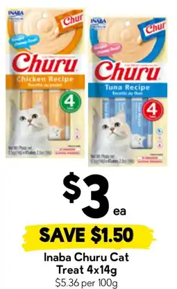 Drakes Inaba Churu Cat Treat offer