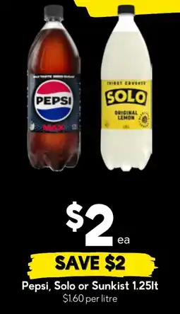 Drakes Pepsi Solo or Sunkist offer