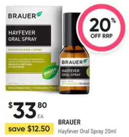 healthylife Brauer hayfever oral spray offer