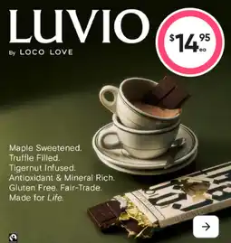 healthylife Luvio by loco love maple sweetened offer