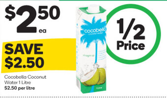 Woolworths Cocobella Coconut Water 1 Litre offer