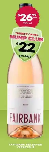 Thirsty Camel Fairbank Rose offer