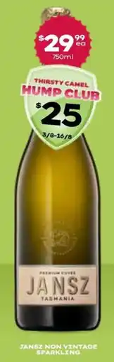 Thirsty Camel Jansz Non Vintage Sparkling offer