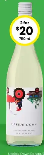 The Bottle O Upside Down Sauvignon Blanc offer