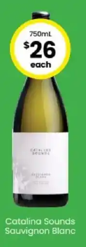 The Bottle O Catalina Sounds Sauvignon Blanc offer