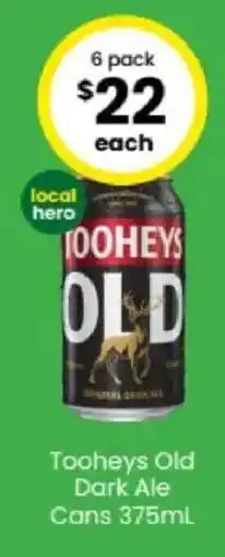 The Bottle O Tooheys Old Dark Ale offer