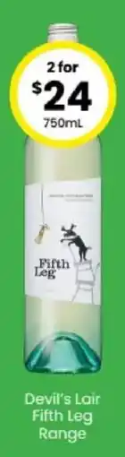 The Bottle O Devil's Lair Fifth Leg Range offer
