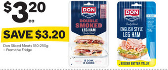 Woolworths Don Sliced Meats offer