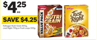 Woolworths Kellogg's Nutri-Grain offer