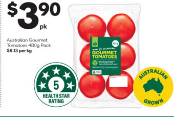Woolworths Australian Gourmet Tomatoes offer