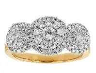 Premier Diamond Trilogy Ring in 9ct Gold
