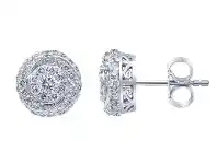 Shiels Silver 1 Carat Luminesce Lab Grown Diamond Studs offer