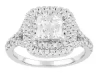 Seamless Love 9ct White Gold Dress Ring with 1.30 Carats of Diamonds