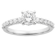 Shiels 18ct White Gold Ring with 1 Carat of Brilliant Cut Diamonds offer