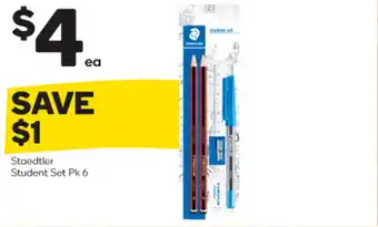 Woolworths Staedtler Student Set offer