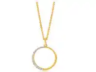 Shiels 9ct Yellow Gold Circle of Life Pendant offer