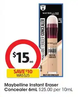 Coles Maybelline Instant Eraser Concealer offer