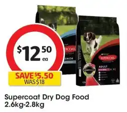 Coles Supercoat Dry Dog Food offer