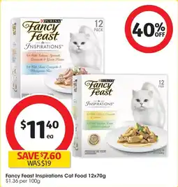 Coles Fancy Feast Inspirations Cat Food offer