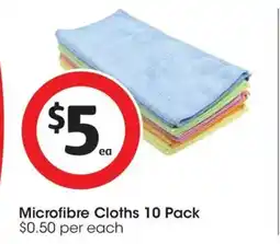 Coles Microfibre Cloths offer