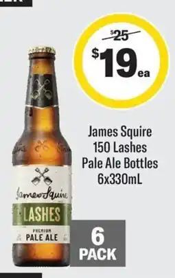 Coles James Squire 150 Lashes Pale Ale Bottles offer