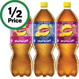 Woolworths Lipton Zero Sugar Sparkling Ice Tea offer
