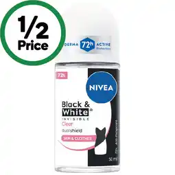 Woolworths Nivea Roll On Deodorant offer