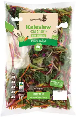 IGA Community Co Kaleslaw Salad Kit offer