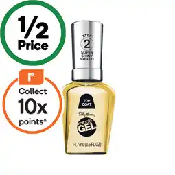 Woolworths Sally Hansen Miracle Gel Top Coat Super Shiny Shield offer