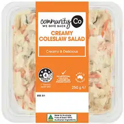 IGA Community Co Creamy Coleslaw Salad offer
