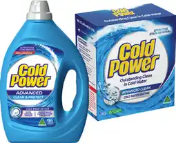 IGA Cold Power Laundry Liquid 2 Litre, Powder 2kg or Capsules 29 Pack Selected Varieties offer