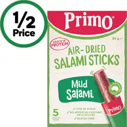 Woolworths Primo Salami Sticks offer
