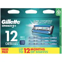 Woolworths Gillette Mach 3+ Razor Blades offer