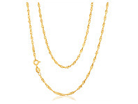 Shiels 9ct Yellow Gold Singapore 40cm Chain 30 Gauge offer