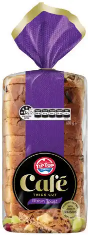 IGA Tip Top Café Thick Cut Raisin Toast offer